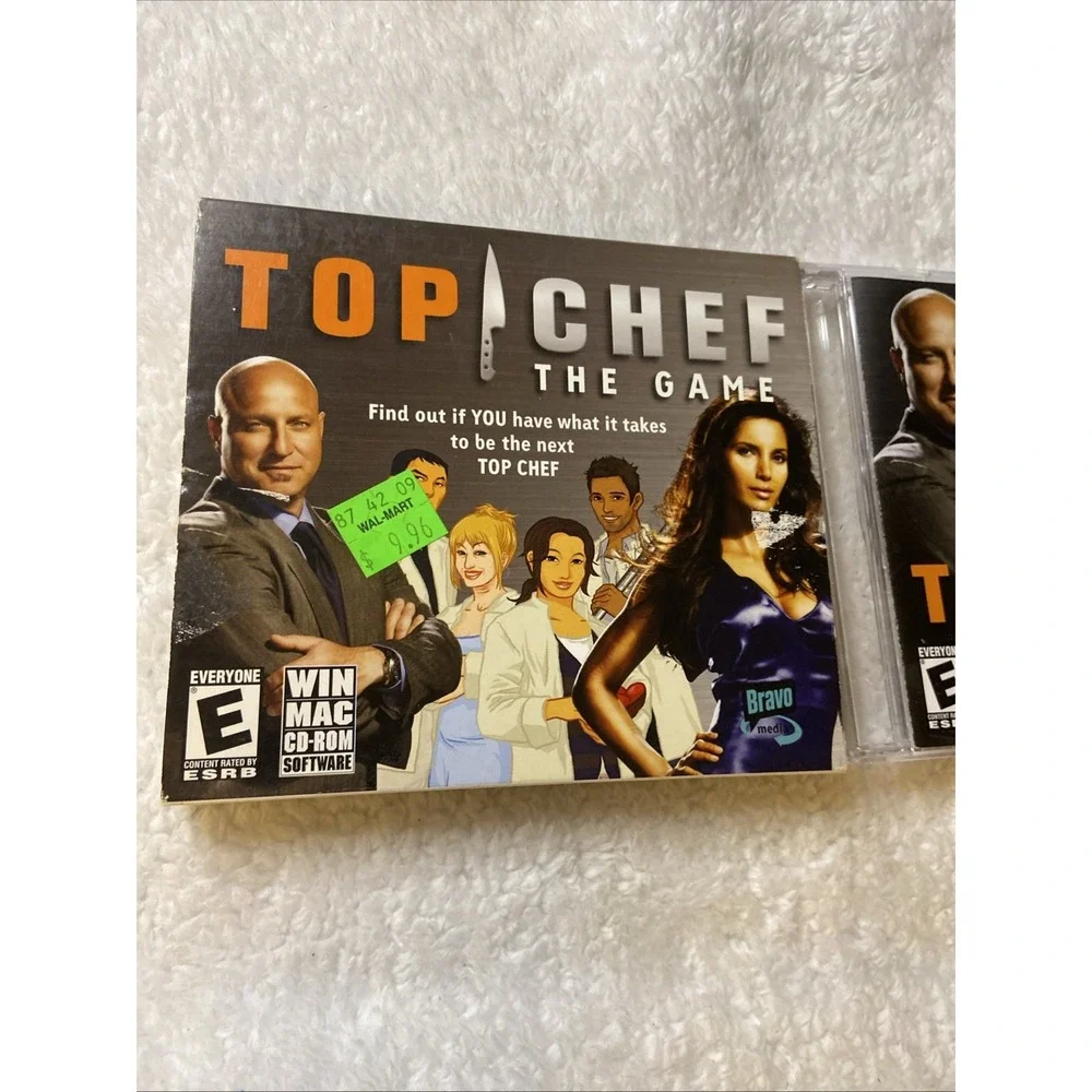 Top‎ Chef The Game CD Rom Software 2009 Foodies Cooking Love Padme Lakshmi Tom